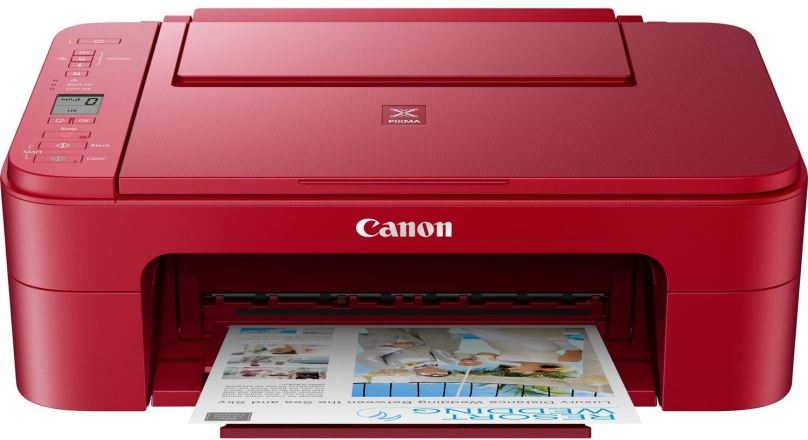 Inkoustová tiskárna Canon PIXMA TS3352 červená