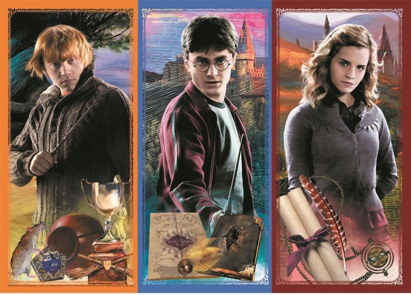 TREFL Puzzle Harry Potter: Ve světě magie a kouzel 200 dílků