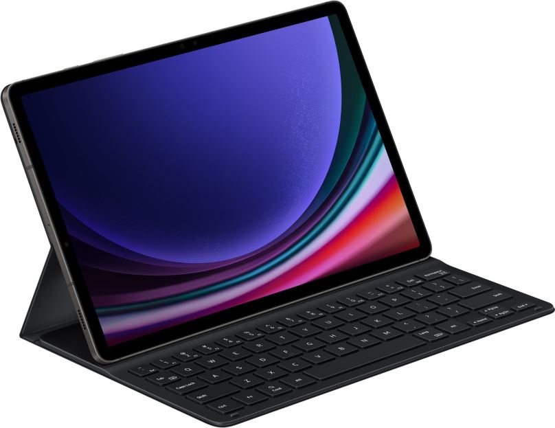 Pouzdro na tablet s klávesnicí Samsung Galaxy Tab S9 Ochranný kryt s klávesnicí černý