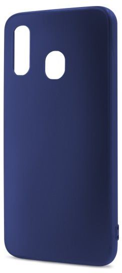 Kryt na mobil Epico Silk Matt pro Samsung Galaxy A20e , tmavě modrý