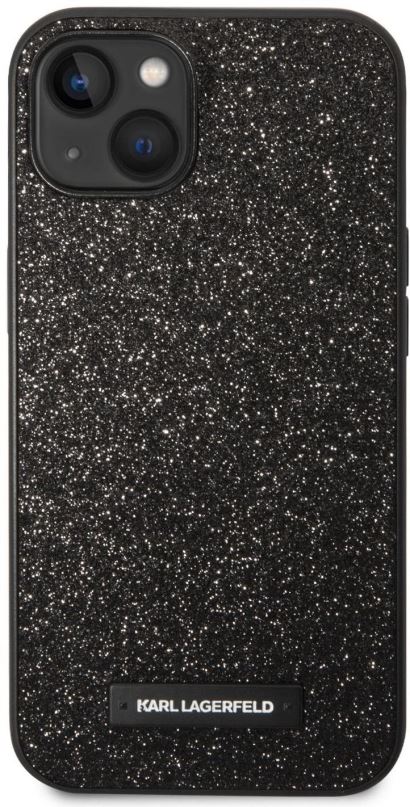 Kryt na mobil Karl Lagerfeld Glitter Plague Zadní Kryt pro iPhone 14 Plus Black