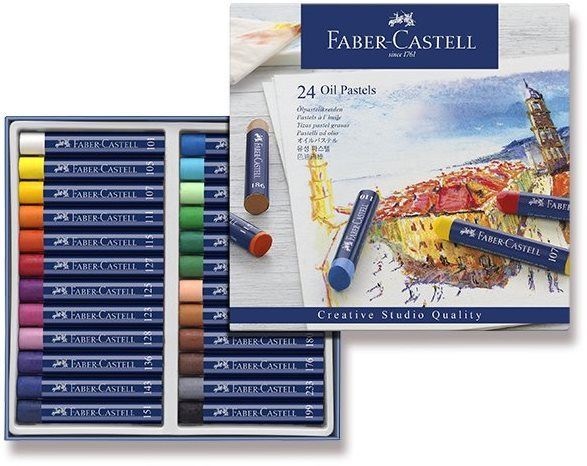 Olejové pastely FABER-CASTELL 24 barev
