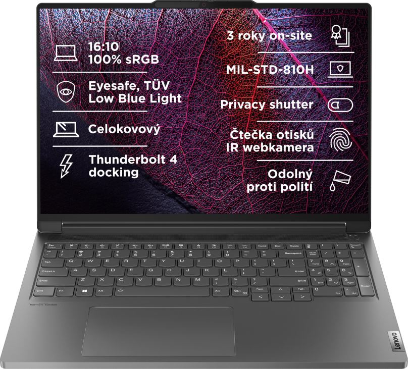 Notebook Lenovo ThinkBook 16p G4 IRH Storm Grey