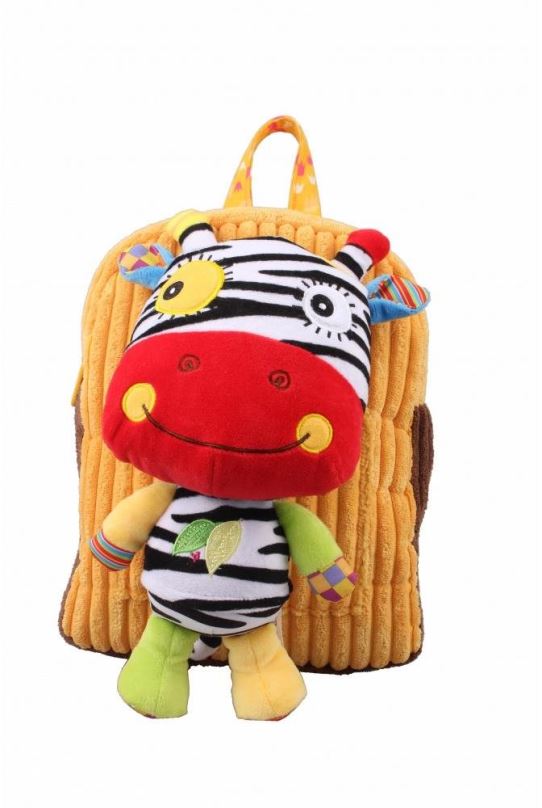Dětský batoh Discovery baby - Batůžek do školky s hračkou Oslík