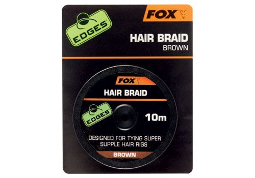 FOX Šňůrka Hair Braid Brown 10m