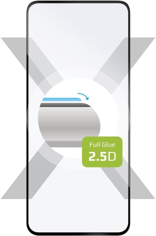 Ochranné sklo FIXED FullGlue-Cover pro Oppo A72 černé