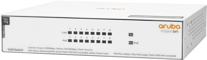 Switch HPE Aruba Instant On 1430 8G Class4 PoE 64W Switch