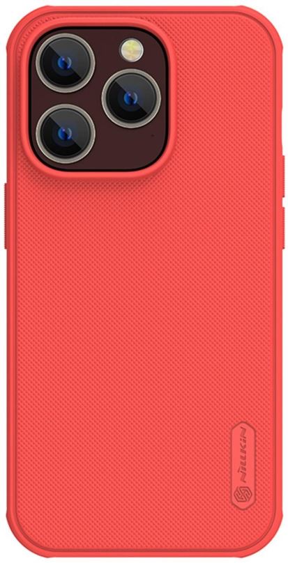 Kryt na mobil Nillkin Super Frosted PRO Zadní Kryt pro Apple iPhone 14 Pro Max Red (Without Logo Cutout)