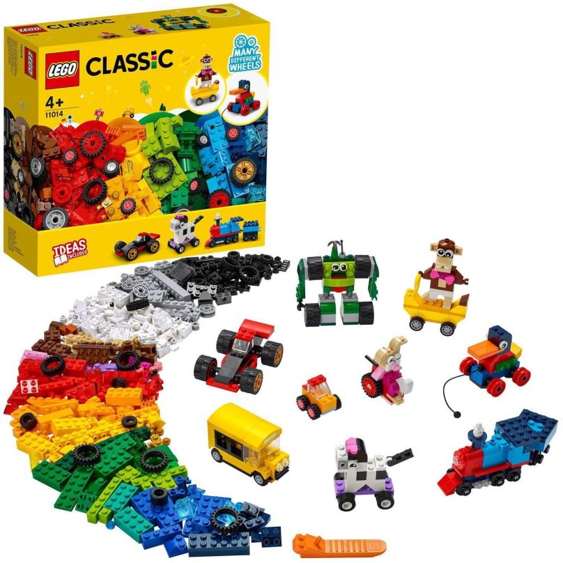 LEGO stavebnice LEGO® Classic 11014 Kostky a kola
