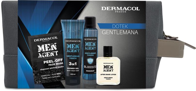 Dárková kosmetická sada DERMACOL Men Agent Gentleman Touch Set 515 ml