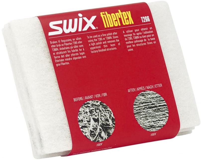 Lyžařské příslušenství Swix Fibertex jemný bílý, 3ks 110x150mm