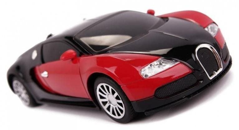 RC auto RC licence auta Bugatti Veyron 1:24 červená
