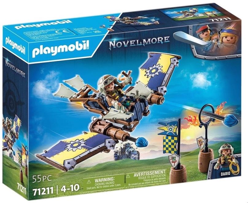 Stavebnice Playmobil 71211 Novelmore - Dariovo létající rogalo