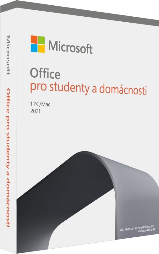 Kancelářský software Microsoft Office 2021 pro domácnosti a studenty CZ (BOX)
