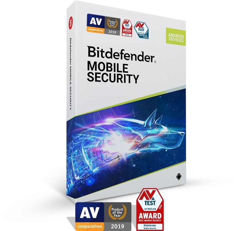 Internet Security Bitdefender Mobile Security pro Android pro 1 zařízení na 1 rok (elektronická licence)