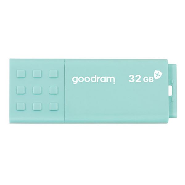Goodram USB flash disk, USB 3.0, 32GB, UME3, UME3, azurový, UME3-0320CRR11