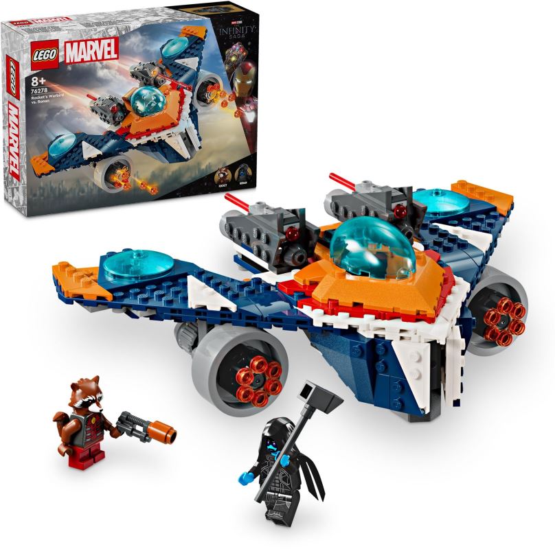 LEGO stavebnice LEGO® Marvel 76278 Rocketův tryskáč Warbird vs. Ronan