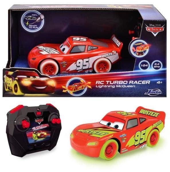 RC auto Dickie RC Cars Blesk McQueen Turbo Glow Racers, 2 kanály