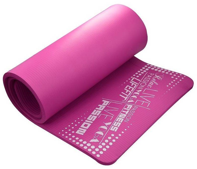 Podložka na cvičení Lifefit Yoga Mat Exkluziv plus bordó