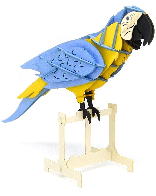 Papírový model Šarlatový papoušek PT2001-62