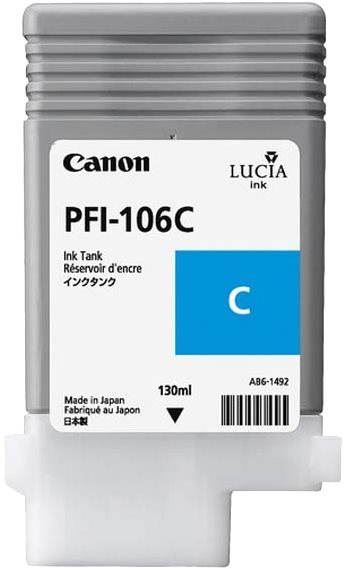 Cartridge Canon PFI-106C azurová