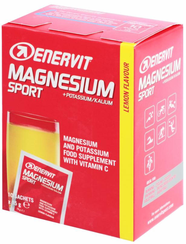 Hořčík Enervit Magnesium Sport (10x 15 g) citrón