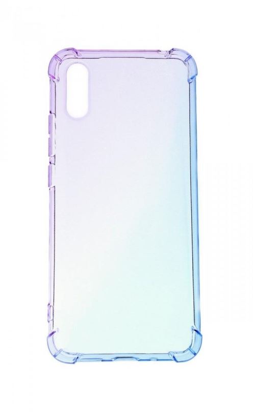 Kryt na mobil TopQ Kryt Xiaomi Redmi 9A silikon Shock duhový fialovo-modrý 52150