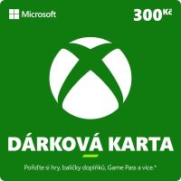 Dobíjecí karta Xbox Live Dárková karta v hodnotě 300Kč