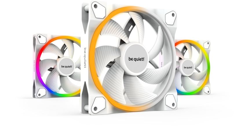Ventilátor do PC Be quiet! Light Wings White 140mm PWM Triple Pack