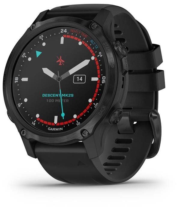 Chytré hodinky Garmin Descent Mk2S Sapphire Carbon Grey DLC / Black Band