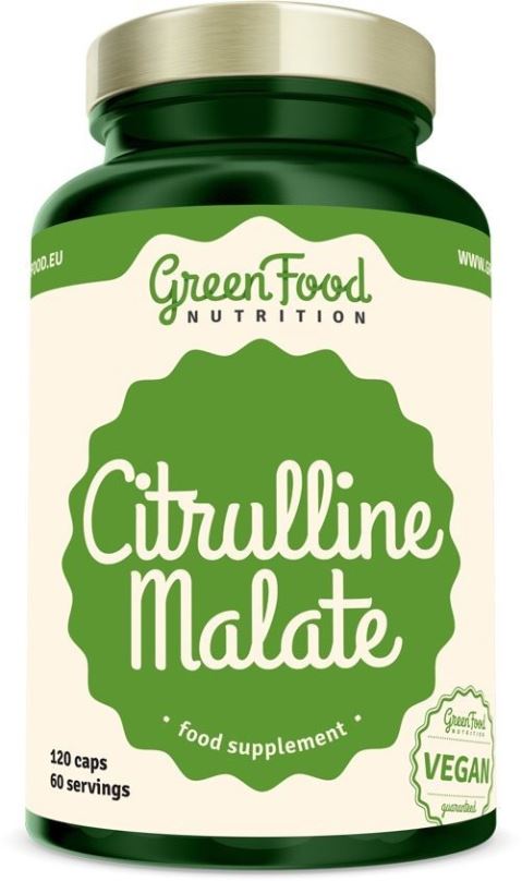 Aminokyseliny GreenFood Nutrition Citrulline Malate 120 kapslí