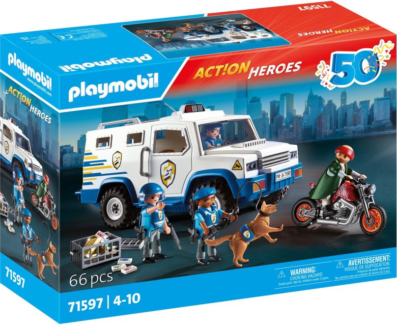 Stavebnice Playmobil 71597 Přeprava peněz