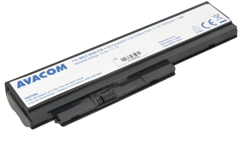 Baterie do notebooku AVACOM pro Lenovo ThinkPad X230 Li-Ion 11,1V 6400mAh 71Wh
