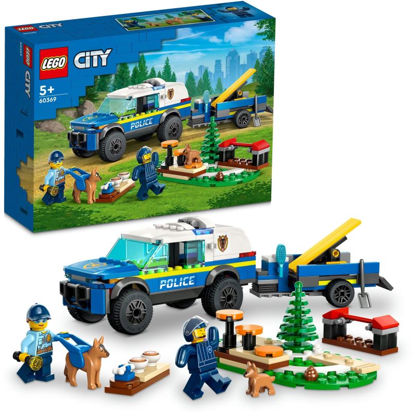 LEGO stavebnice LEGO® City 60369 Mobilní cvičiště policejních psů
