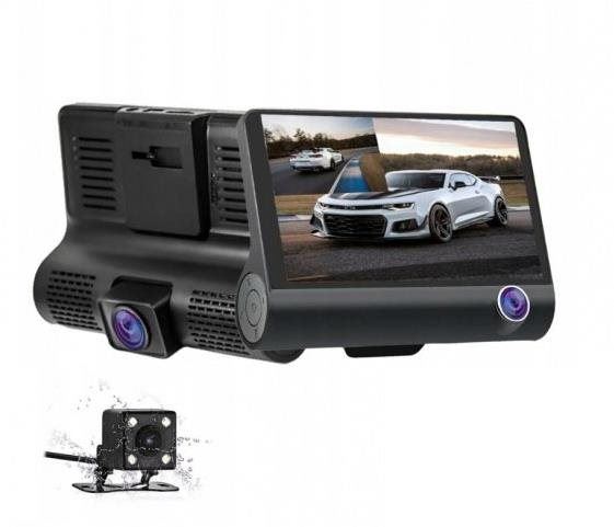 Kamera do auta Alum Kamera DVR do auta FHD 1080p, s couvací kamerou