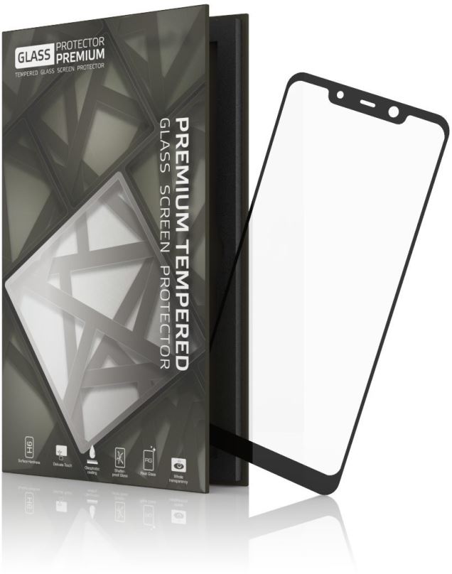 Ochranné sklo Tempered Glass Protector pro Xiaomi Pocophone F1 Černé