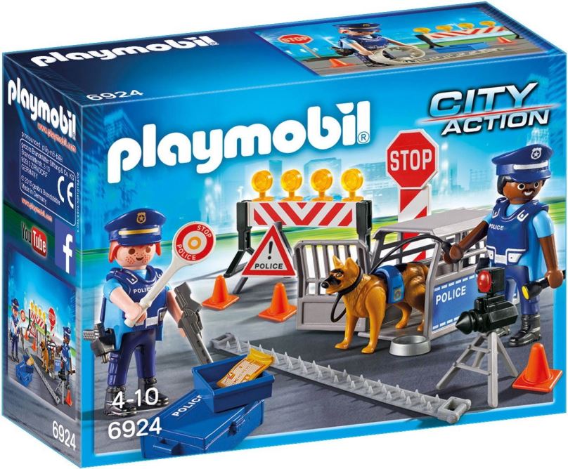 Stavebnice Playmobil Policejní zátaras