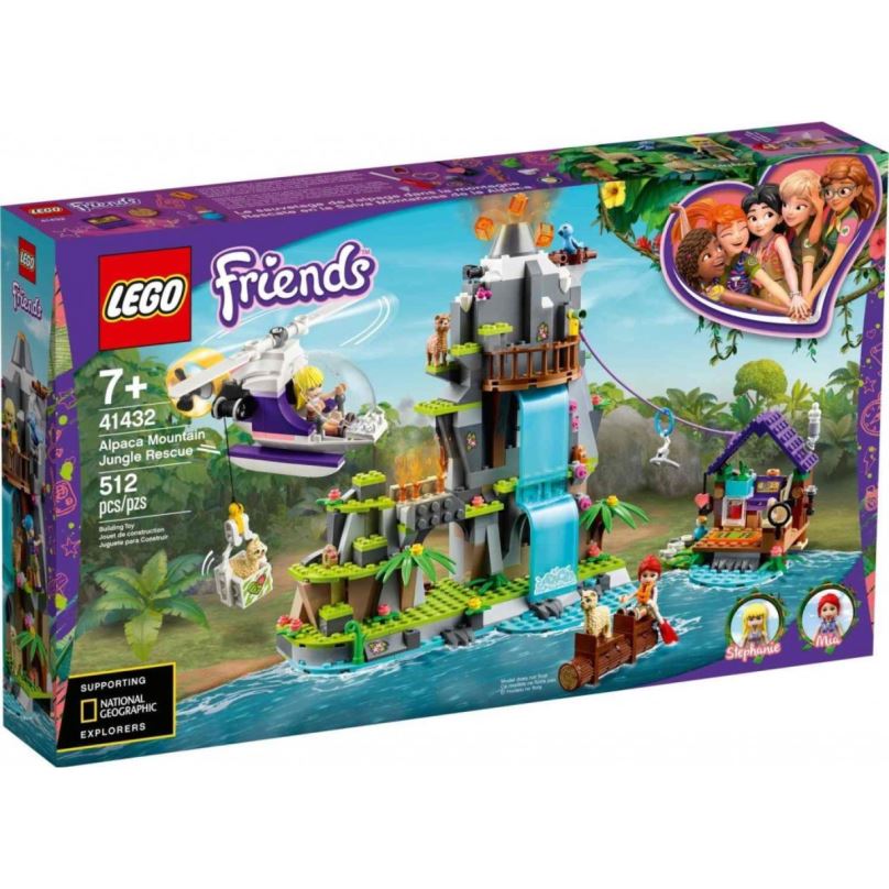 LEGO stavebnice LEGO® Friends 41432 Záchrana lamy na horách v džungli