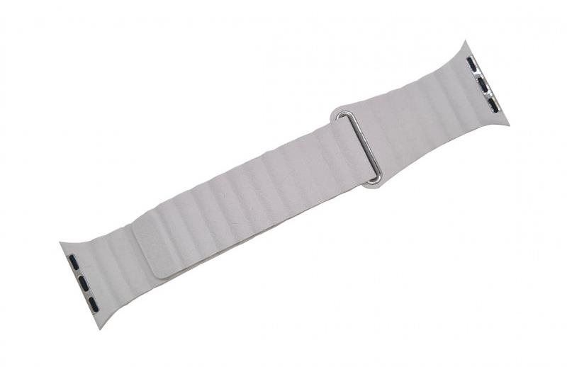 Řemínek Drakero Kožený Elegance pro Apple Watch 38mm / 40mm / 41mm bílý