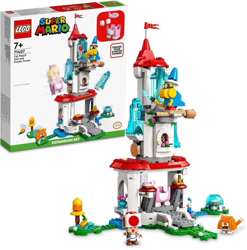 LEGO stavebnice LEGO® Super Mario™ 71407 Kočka Peach a ledová věž – rozšiřující set