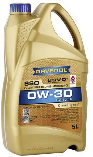 Motorový olej RAVENOL SSO SAE 0W-30; 5 L