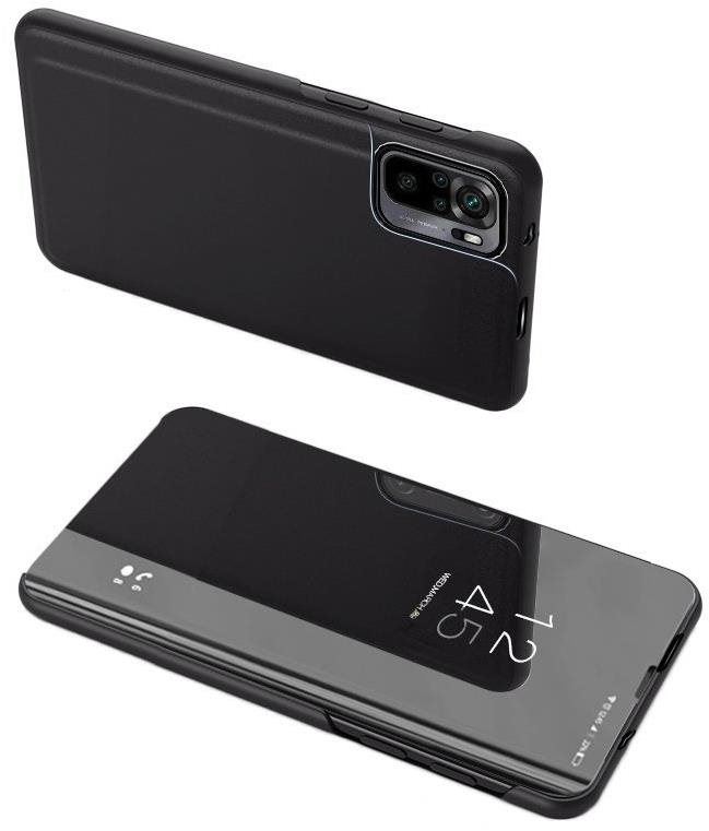 Pouzdro na mobil Clear View knížkové pouzdro na Xiaomi Poco M4 Pro 5G, černé