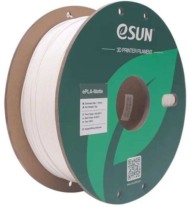 Filament eSUN ePLA-Matte-Milky White 1kg