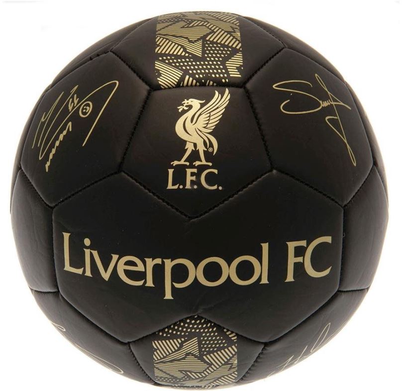 Fotbalový míč Fan-shop Mini Liverpool FC Signature Gold
