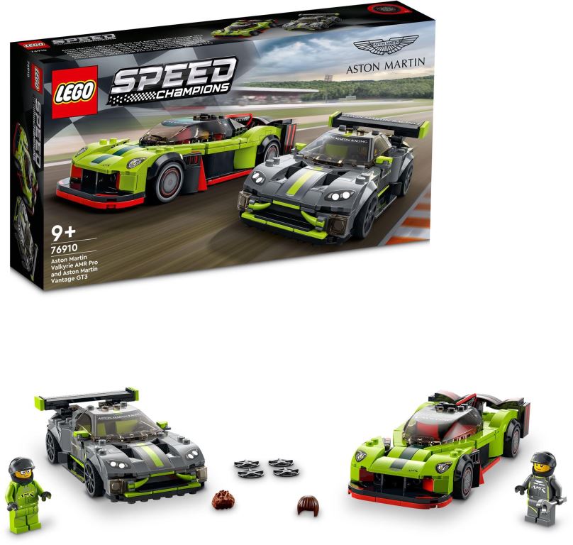 LEGO stavebnice LEGO® Speed Champions 76910 Aston Martin Valkyrie AMR Pro a Aston Martin Vantage GT3
