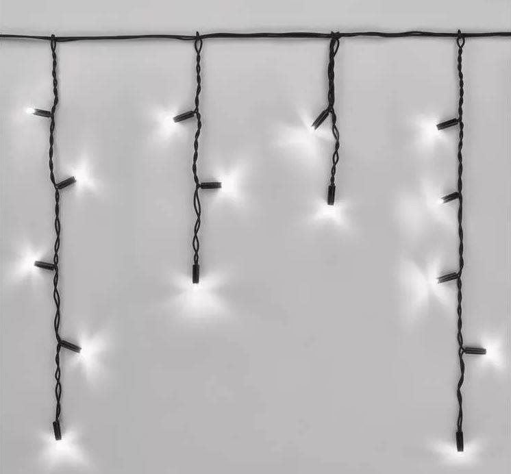 Vánoční osvětlení Vánoční světelný řetěz s převisy STUDENÁ BÍLÁ 3 x 0,4 m - PROFI - spojovací