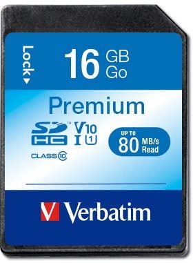 Paměťová karta Verbatim SDHC 16GB Premium