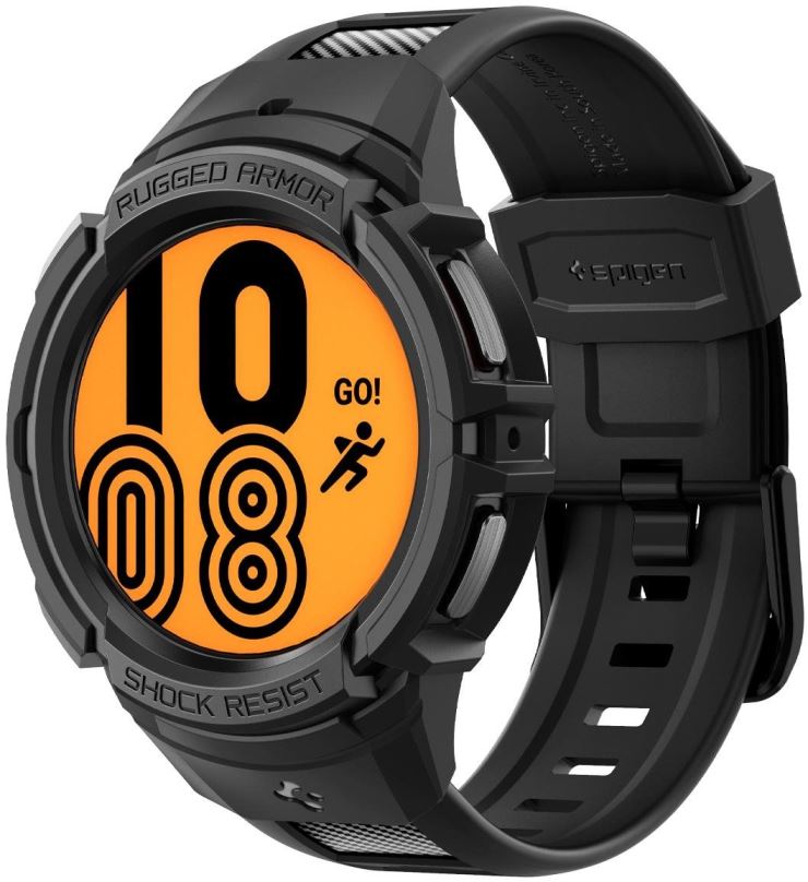 Ochranný kryt na hodinky Spigen Rugged Armor Pro Black Samsung Galaxy Watch5 Pro 45mm