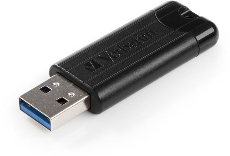 Flash disk VERBATIM Store 'n' Go PinStripe 64GB USB 3.0 černá
