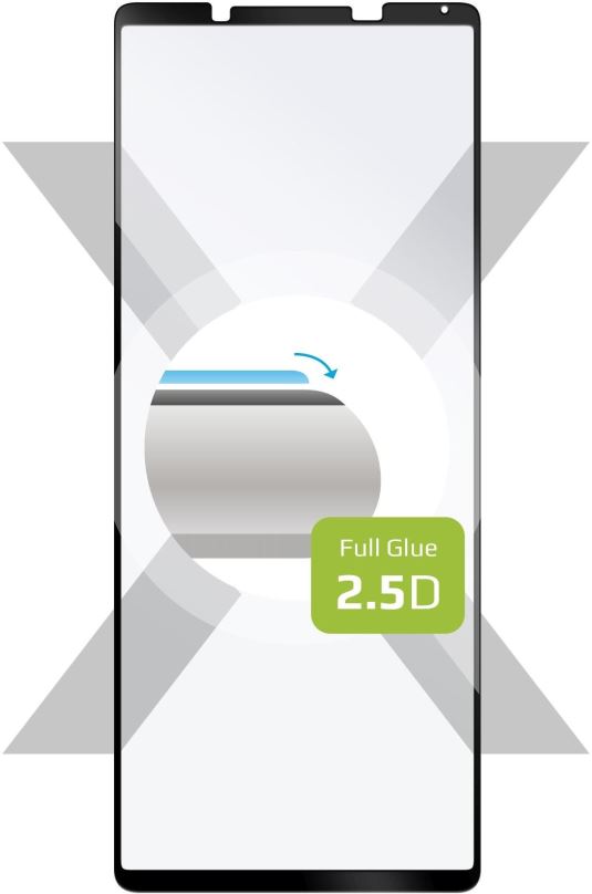 Ochranné sklo FIXED FullGlue-Cover pro Sony Xperia 1 IV černé